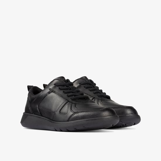 Scape Track K Schwarze Leder Schuhe - Image 4