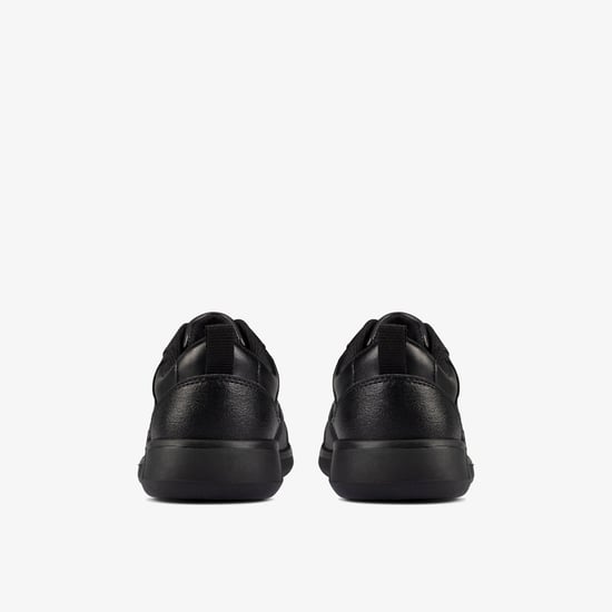 Scape Track K Schwarze Leder Schuhe - Image 5