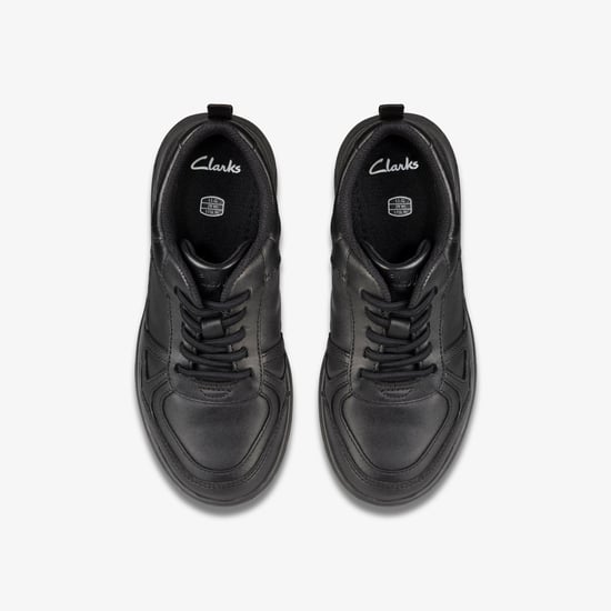 Scape Track K Schwarze Leder Schuhe - Image 6