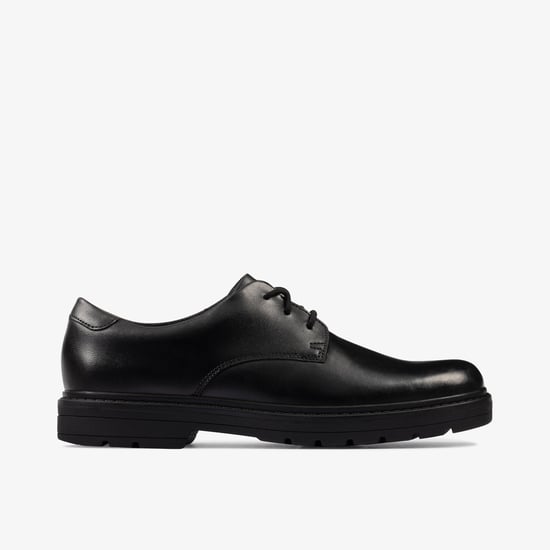 LoxhamDerby Y schwarze Lederschuhe - Image 1