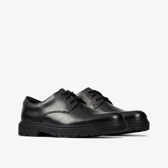 LoxhamDerby Y schwarze Lederschuhe - Image 4