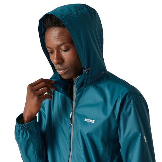 Regatta Herren Regenjacke Lyle IV, leicht, wasserfest (Leuchtend Blau/Zitronen Limette) - Image 4