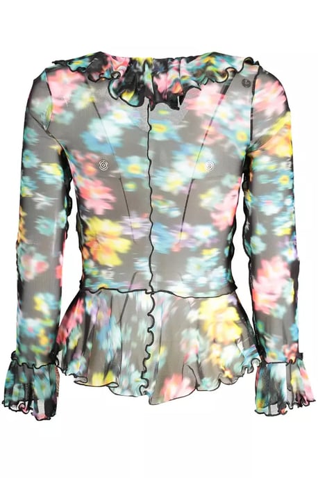 Floral Mesh Top De19501 - Image 2