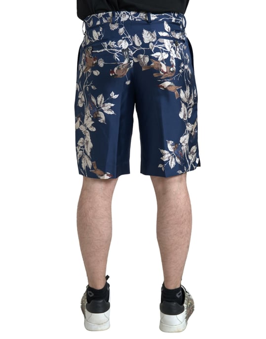 Vogelprint-Seidenshorts - Image 2
