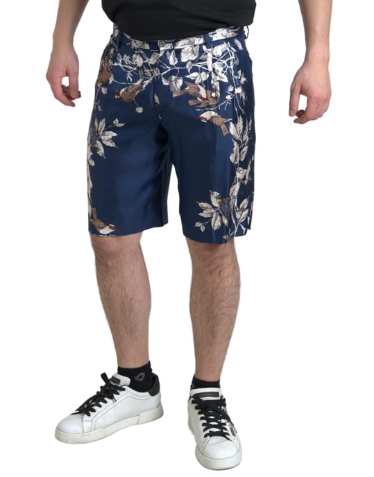 Vogelprint-Seidenshorts - Image 3