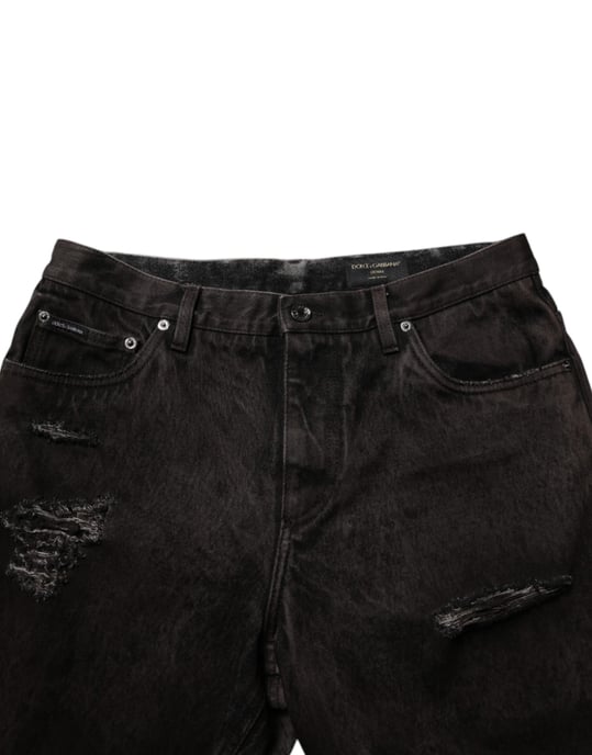 Abgewetzte Ripped Jeansshorts - Image 5