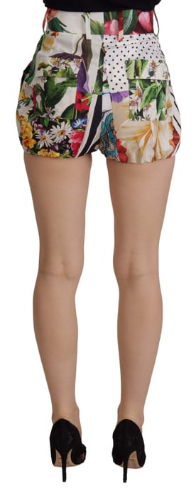 Blumen-Patchwork-Shorts im Relaxed Fit - Image 2