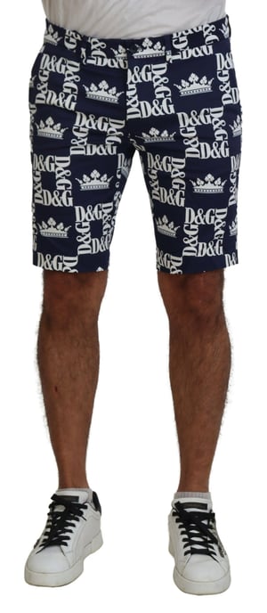 Krone Druck Shorts Sommerstil - Image 1