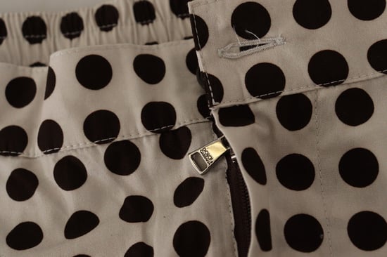 Dolce Gabbana Polka-Dots Seiden-Shorts - Image 4