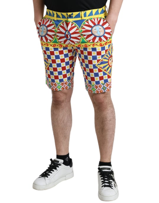 Bedruckte Baumwollshorts - Image 3