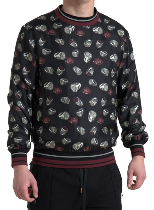Modellring-Druck Sweatshirt - Image 5