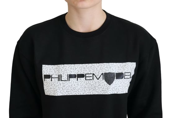 Schwarzes Sweatshirt mit grafischem Druck - Image 4