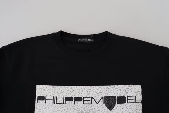 Schwarzes Sweatshirt mit grafischem Druck - Image 5