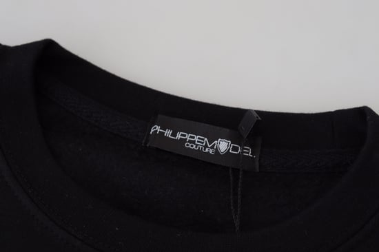Schwarzes Sweatshirt mit grafischem Druck - Image 6