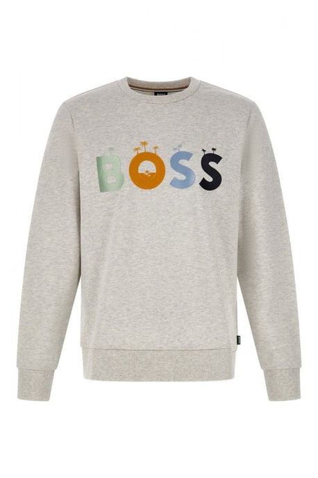 Crewneck-Sweatshirt mit Palmendruck - Image 1