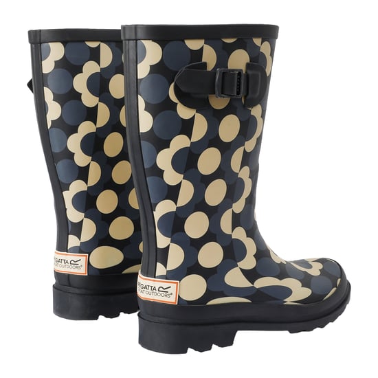 Regatta - Damen Gummistiefel "Orla Kiely", Regenwolke (Schwarz/Weiß) - Image 2