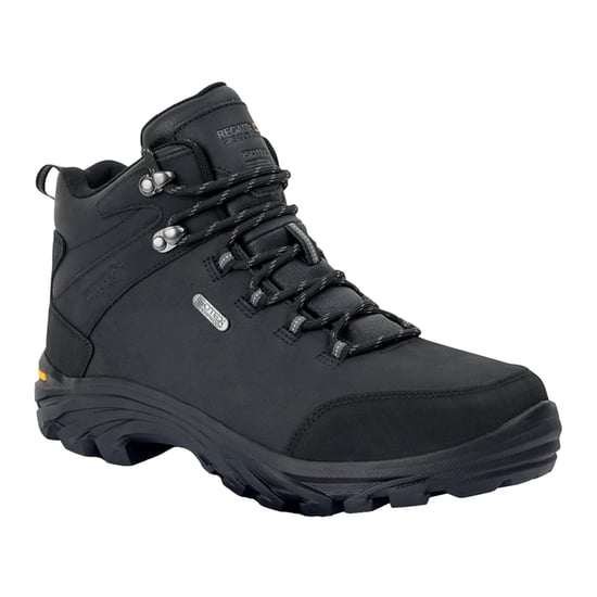 Regatta Great Outdoors Herren Leder-Wanderstiefel Burrell (Schwarz) - Image 2