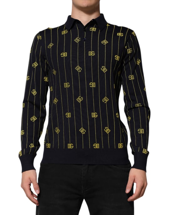 Logo-Print Langarm-Polo - Image 2