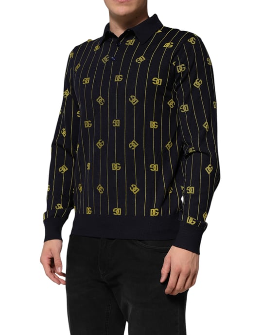 Logo-Print Langarm-Polo - Image 3