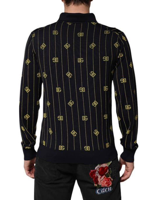 Logo-Print Langarm-Polo - Image 4
