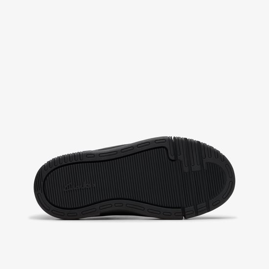 Oslo Sky Kinder Schwarz Leder Schuhe - Image 3