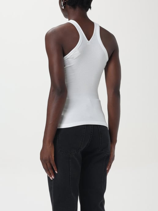 Rippenshirt ohne Ärmel mit V-Ausschnitt - Image 3
