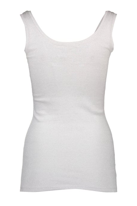 Rippstrick ärmelloses Tanktop mit Rundhalsausschnitt - Image 2