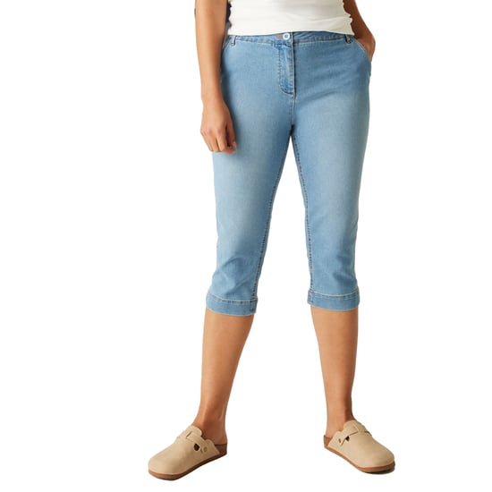Regatta - "Bayletta" Caprihose für Damen (Echtes Denim Hellblau) - Image 5