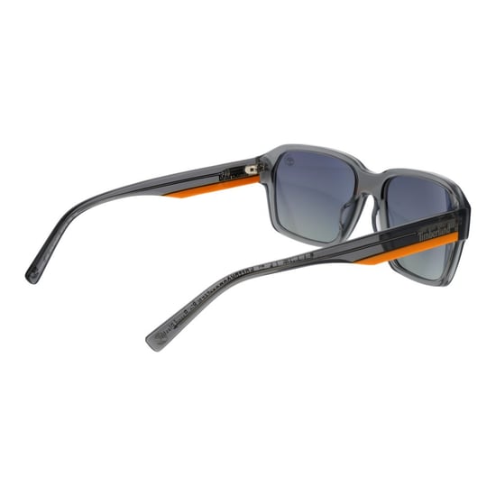 Timberland Quadratische Sonnenbrille, Vollrand - Grau - Image 3