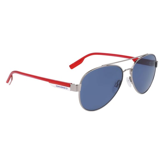Aviator-Sonnenbrille mit Metallrahmen und roten Akzenten - Image 2