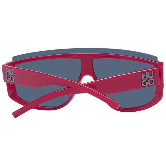 Shield Sonnenbrille Rot Übergroß - Image 3