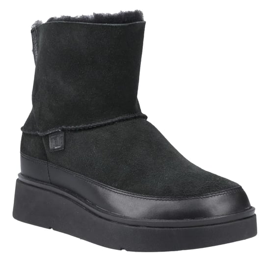 FitFlop - Damen Stiefeletten "Gen-FF", Mini, Leder (Ganz in Schwarz) - Image 3