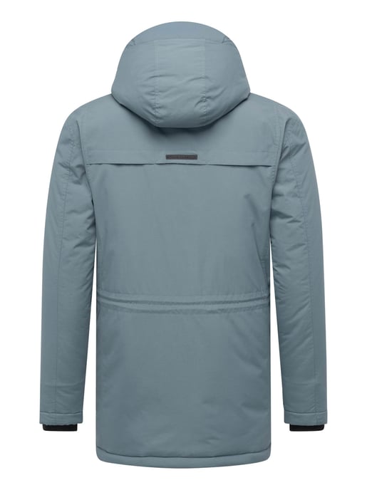 Stone Harbour Herren Parka Wadiim mit Kapuze & Zwei-Wege-Reißverschluss - Image 4