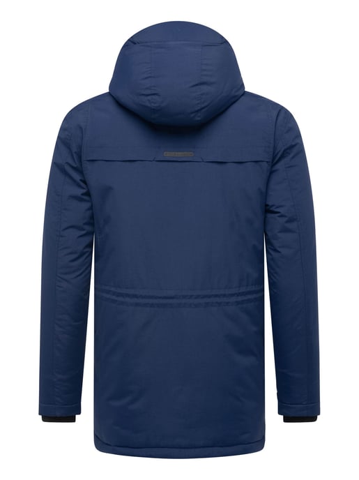 Stone Harbour Herren Parka Wadiim mit Kapuze & Zwei-Wege-Reißverschluss - Image 4