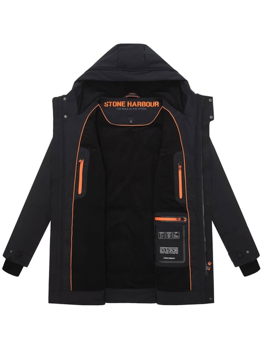 Stone Harbour Herren Winterparka Kitraan mit Magnetverschluss & Fleecefutter - Image 5