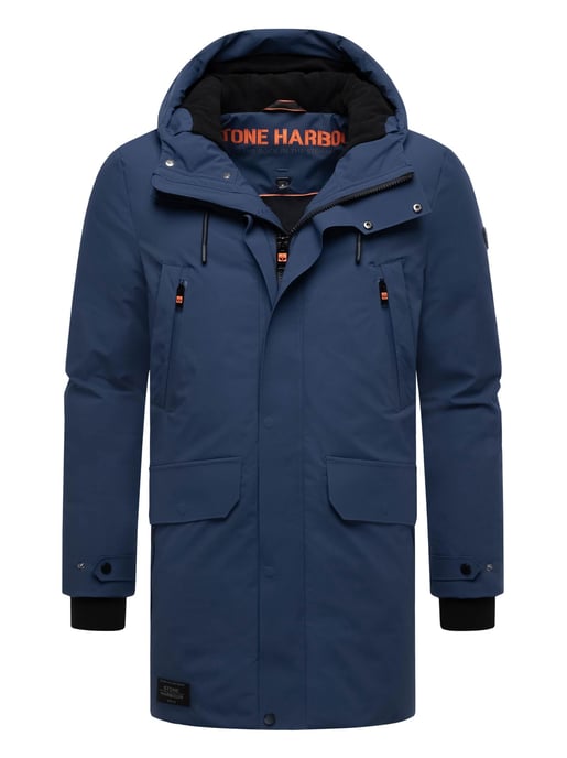 Stone Harbour Herren Winterparka Kitraan mit Magnetverschluss & Fleecefutter - Image 1