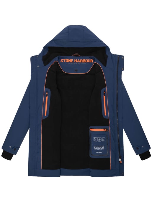 Stone Harbour Herren Winterparka Kitraan mit Magnetverschluss & Fleecefutter - Image 5