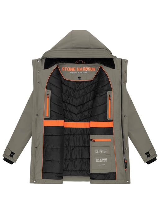 Stone Harbour Herren Winterparka Netaan mit hoher Wassersäule & Steppfutter - Image 5