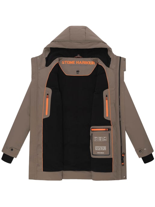 Stone Harbour Herren Winterparka Kitraan mit Magnetverschluss & Fleecefutter - Image 5