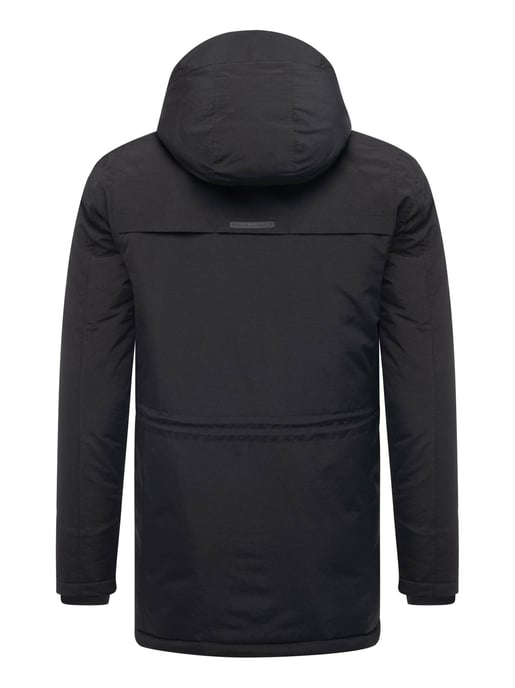 Stone Harbour Herren Parka Wadiim mit Kapuze & Zwei-Wege-Reißverschluss - Image 4
