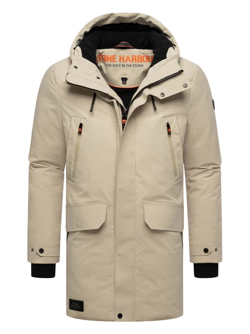 Stone Harbour Herren Winterparka Kitraan mit Magnetverschluss & Fleecefutter - Image 1