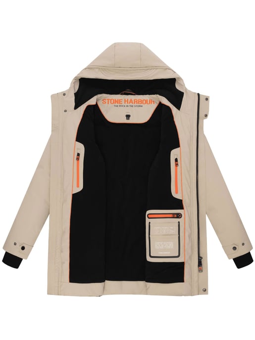 Stone Harbour Herren Winterparka Kitraan mit Magnetverschluss & Fleecefutter - Image 5