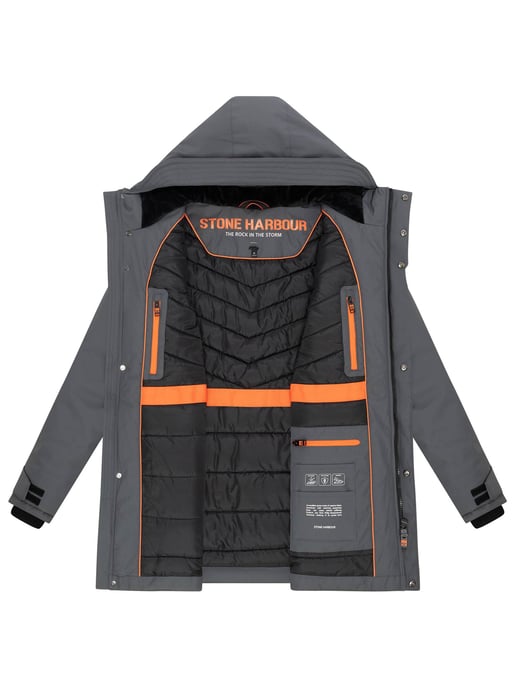 Stone Harbour Herren Winterparka Netaan mit hoher Wassersäule & Steppfutter - Image 5