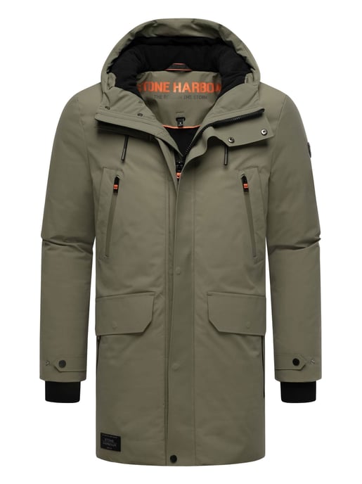 Stone Harbour Herren Winterparka Kitraan mit Magnetverschluss & Fleecefutter - Image 1