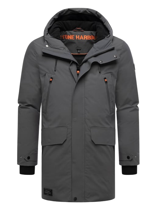 Stone Harbour Herren Winterparka Kitraan mit Magnetverschluss & Fleecefutter - Image 1