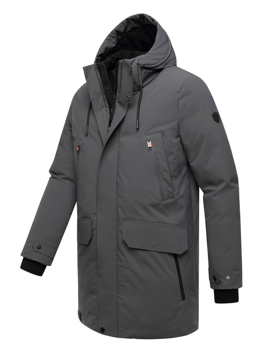 Stone Harbour Herren Winterparka Kitraan mit Magnetverschluss & Fleecefutter - Image 3