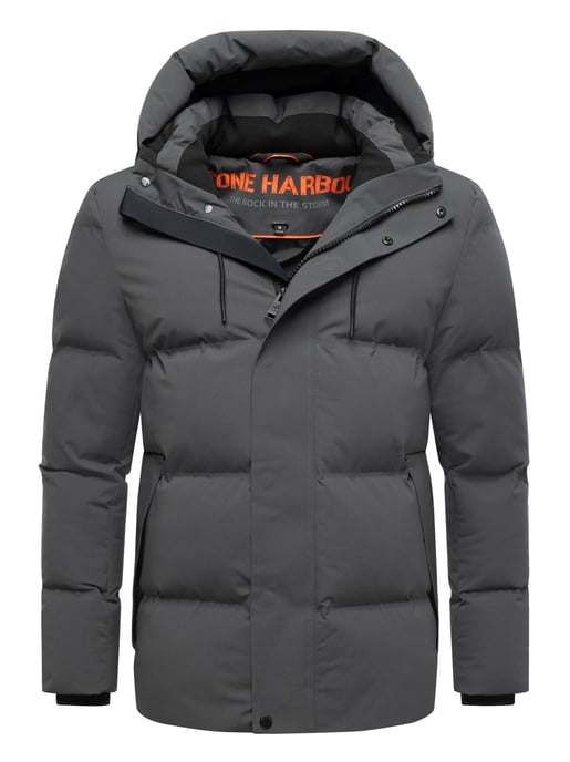 Stone Harbour Herren Winterjacke Taviaan mit Fleecekapuze & winddichtem Design - Image 1