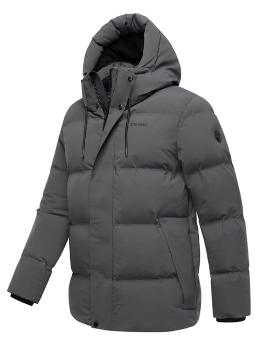 Stone Harbour Herren Winterjacke Taviaan mit Fleecekapuze & winddichtem Design - Image 3