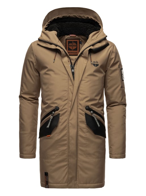 Stone Harbour Herren Winterjacke Ragaan mit Teddyfell & Kapuze - Image 1