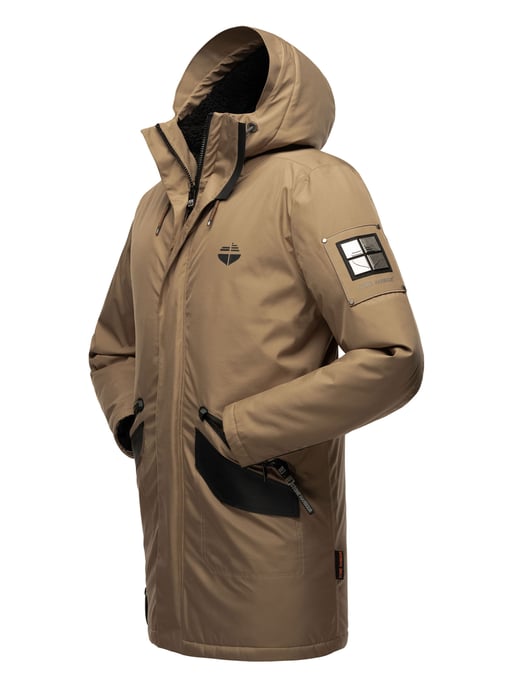 Stone Harbour Herren Winterjacke Ragaan mit Teddyfell & Kapuze - Image 4